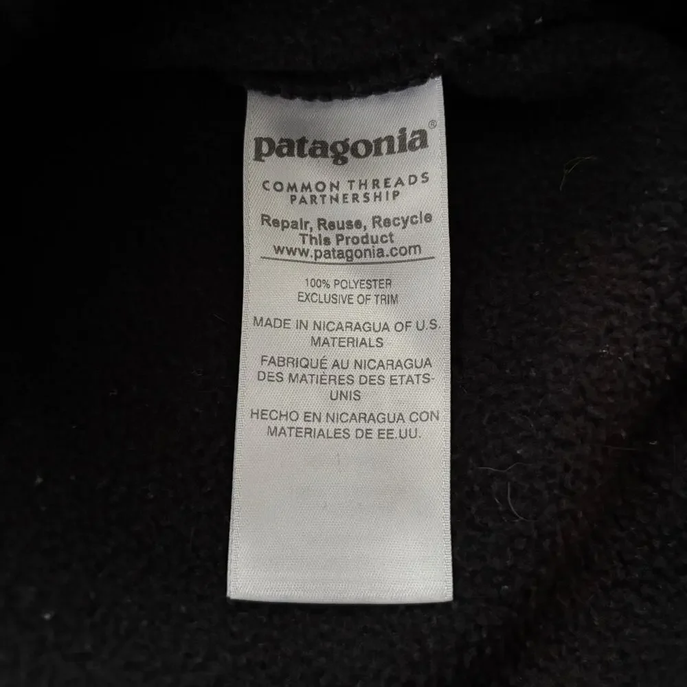 Patagonia Women's Synchilla Snap-T Fleece Pullover Black - Size: Medium - Picture 9 of 10